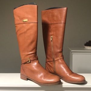 Coach Micha Calf boots size 8. Cinnamon.